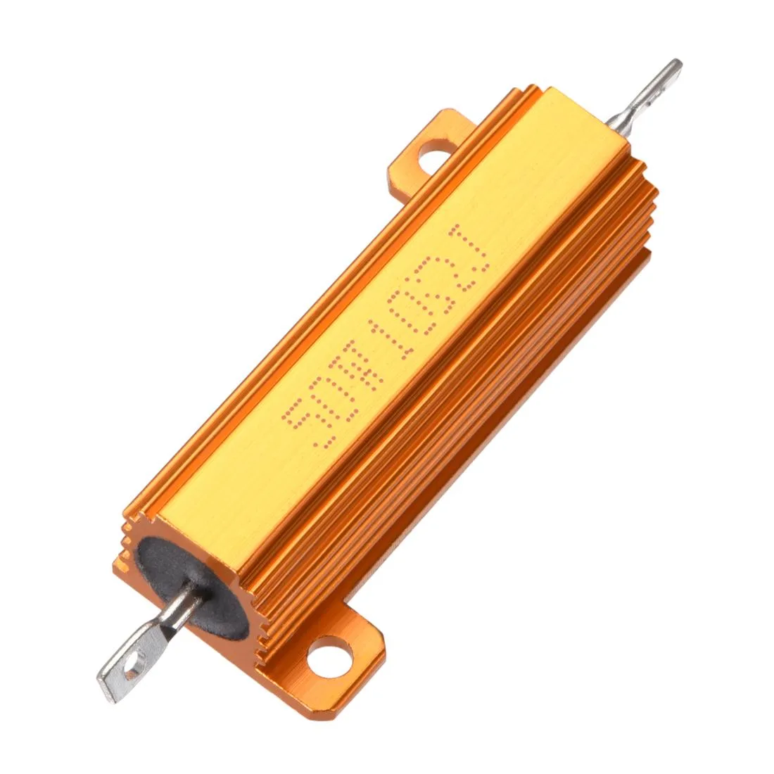 Unique-Bargains Unique-Bargains 50W 10 Ohm Chassis Mount Wirewound Resistor Gold — product photo