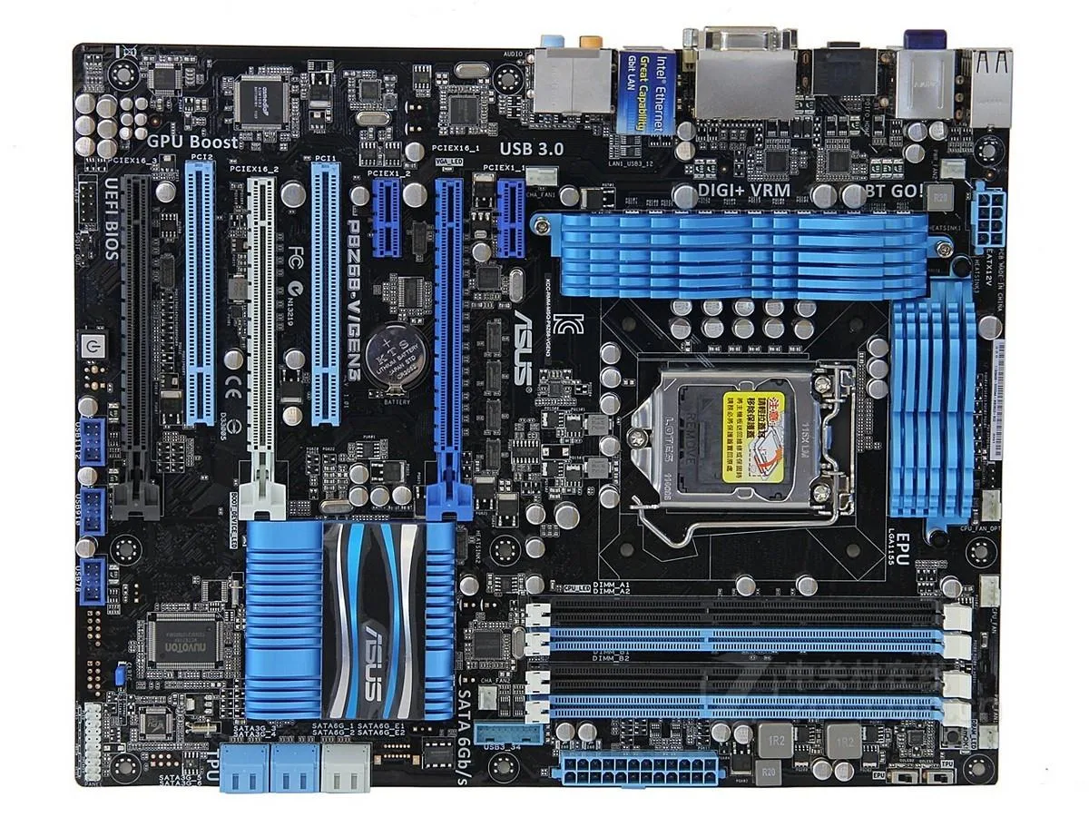 ASUS ASUS P8Z68-V/GEN3 Intel Z68 DDR3 32GB ATX Motherboard — product photo