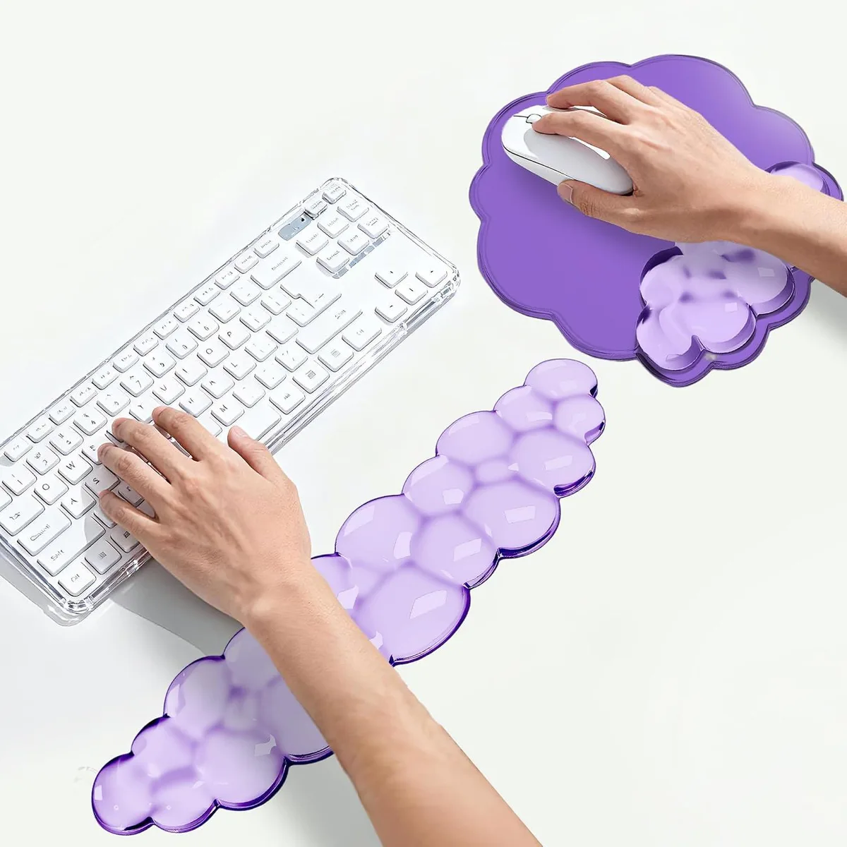 Emerson Emerson Cloud Wrist Rest Set Purple — product photo