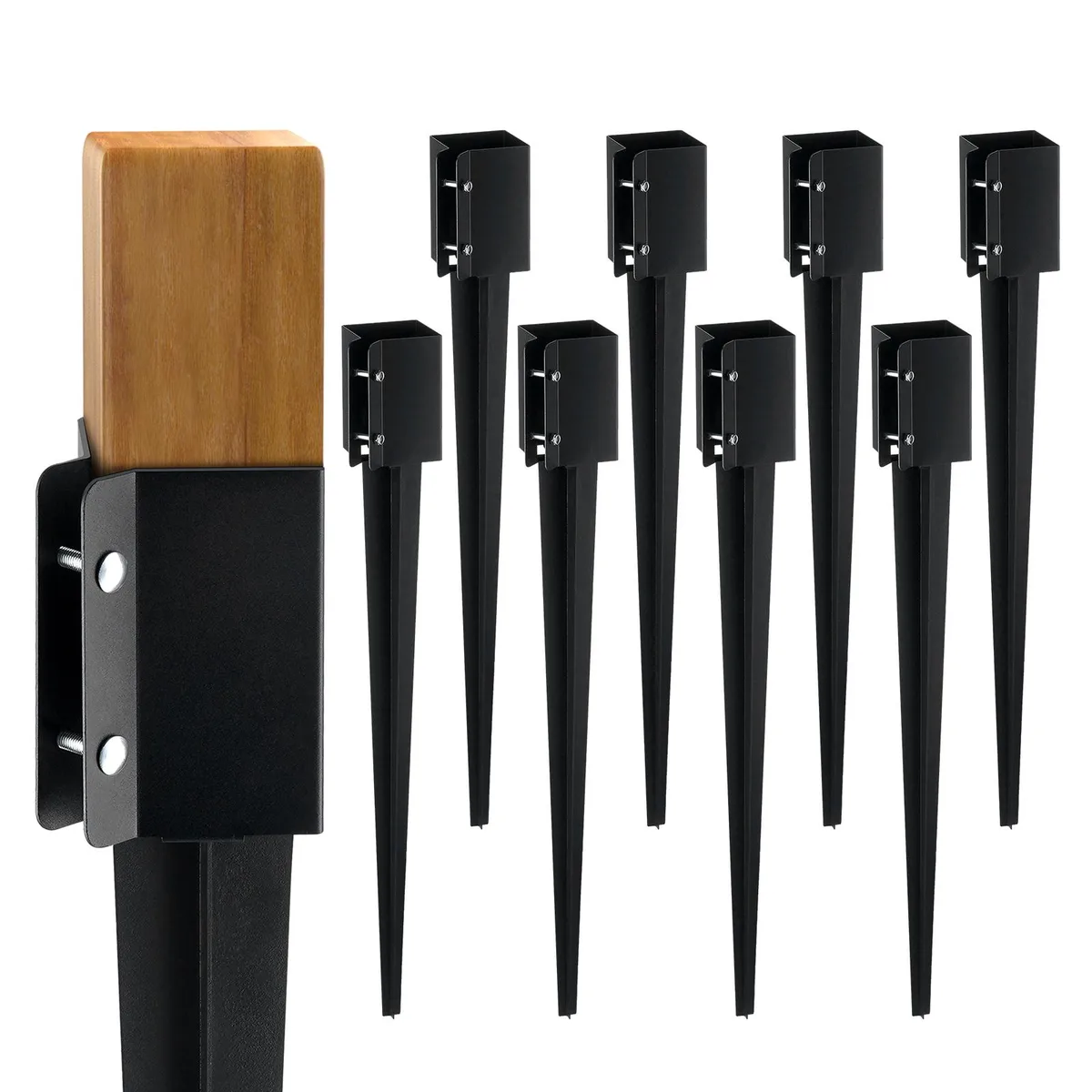 VEVOR VEVOR Fence Post Anchor Ground Spike 8 Pack 36 x 4 x 4 Inches — product photo