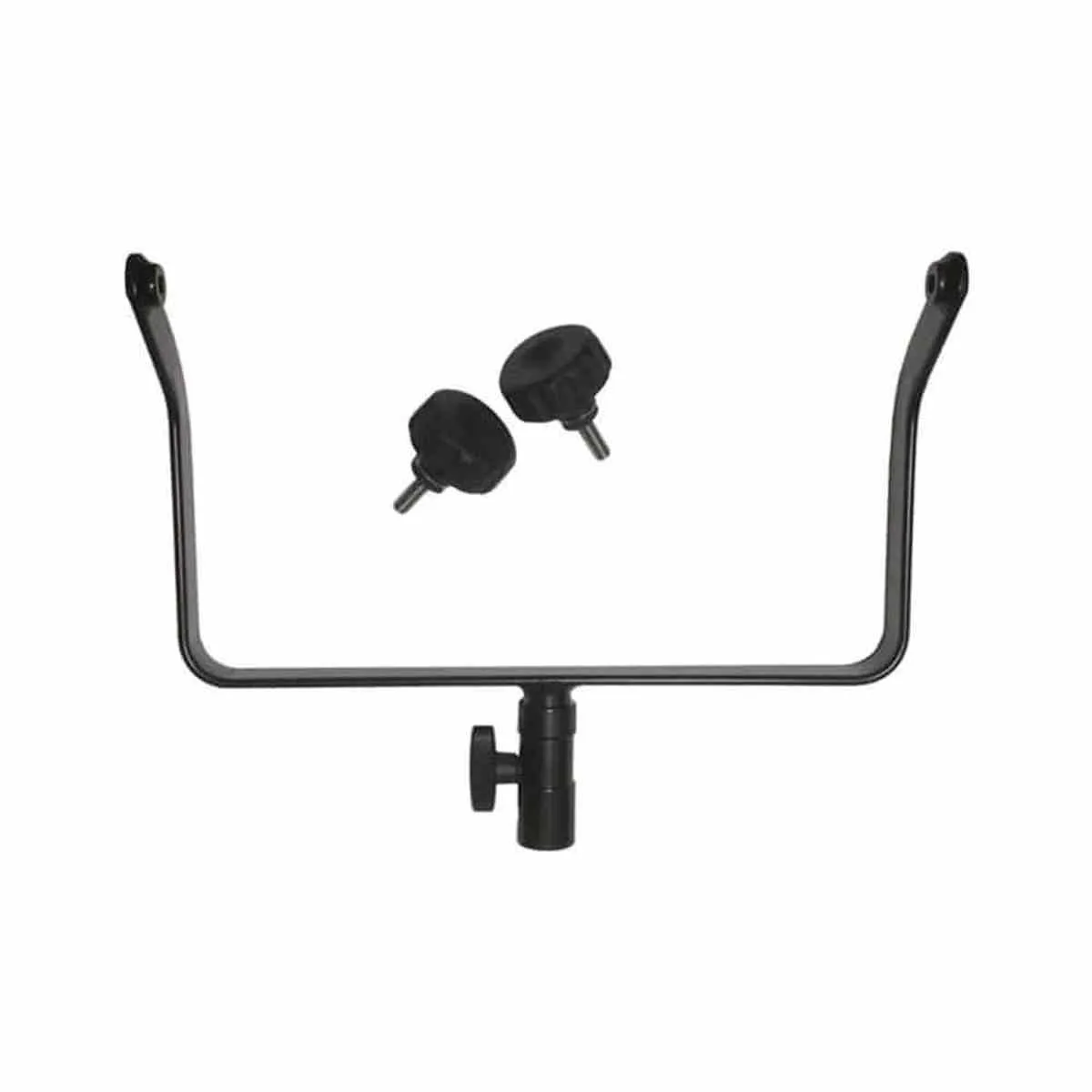 Rectangular LED panel with silver finish and attached softbox diffuser