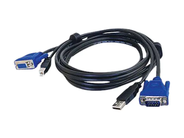 Cables To Go Cables To Go 14176 10 ft USB 2.0 SXGA KVM cable Black — product photo