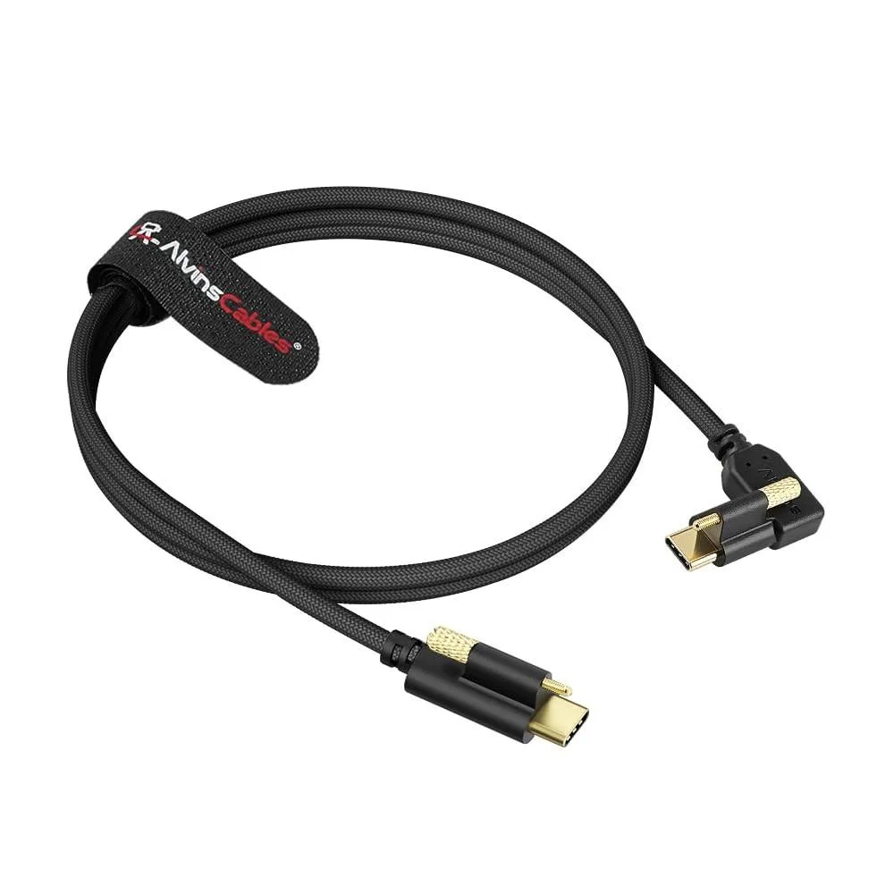 ARENTI ARENTI 2 in 1 accessory Locking USB-C to USB-C 3.2 10Gbps 3.3ft — product photo