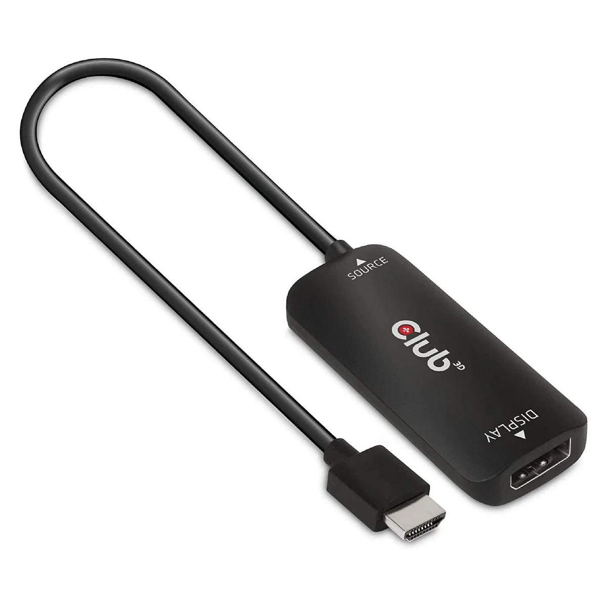 Club3D Club3D CAC1335 HDMI 2.1 to DisplayPort 1.4 adapter 4K 120Hz 8K 30Hz USB powered — product photo