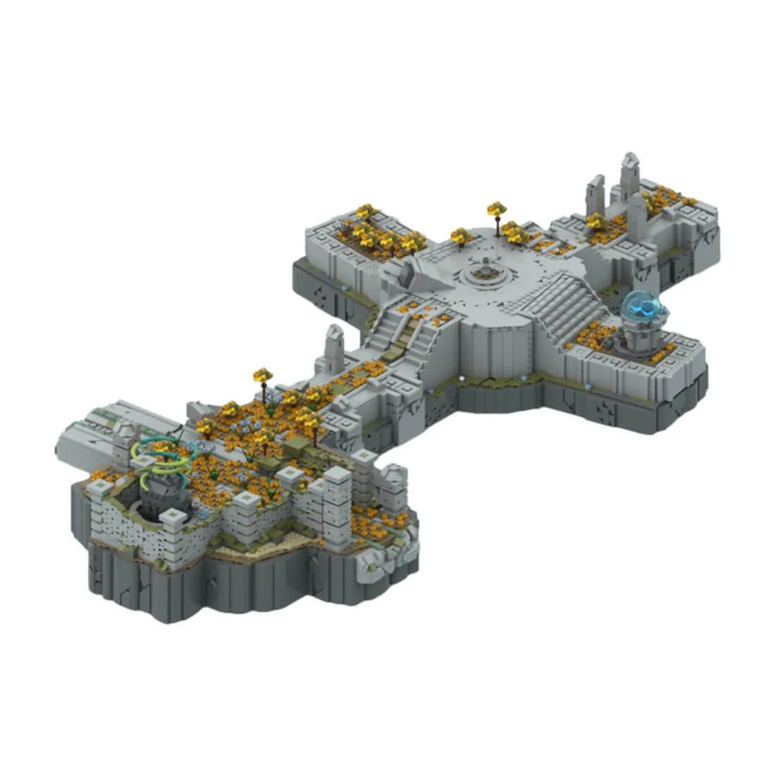 ZITIANYOUBUILD ZITIANYOUBUILD Custom Moc-151232 East Gerudo Sky Archipelago 6996 Parts — product photo