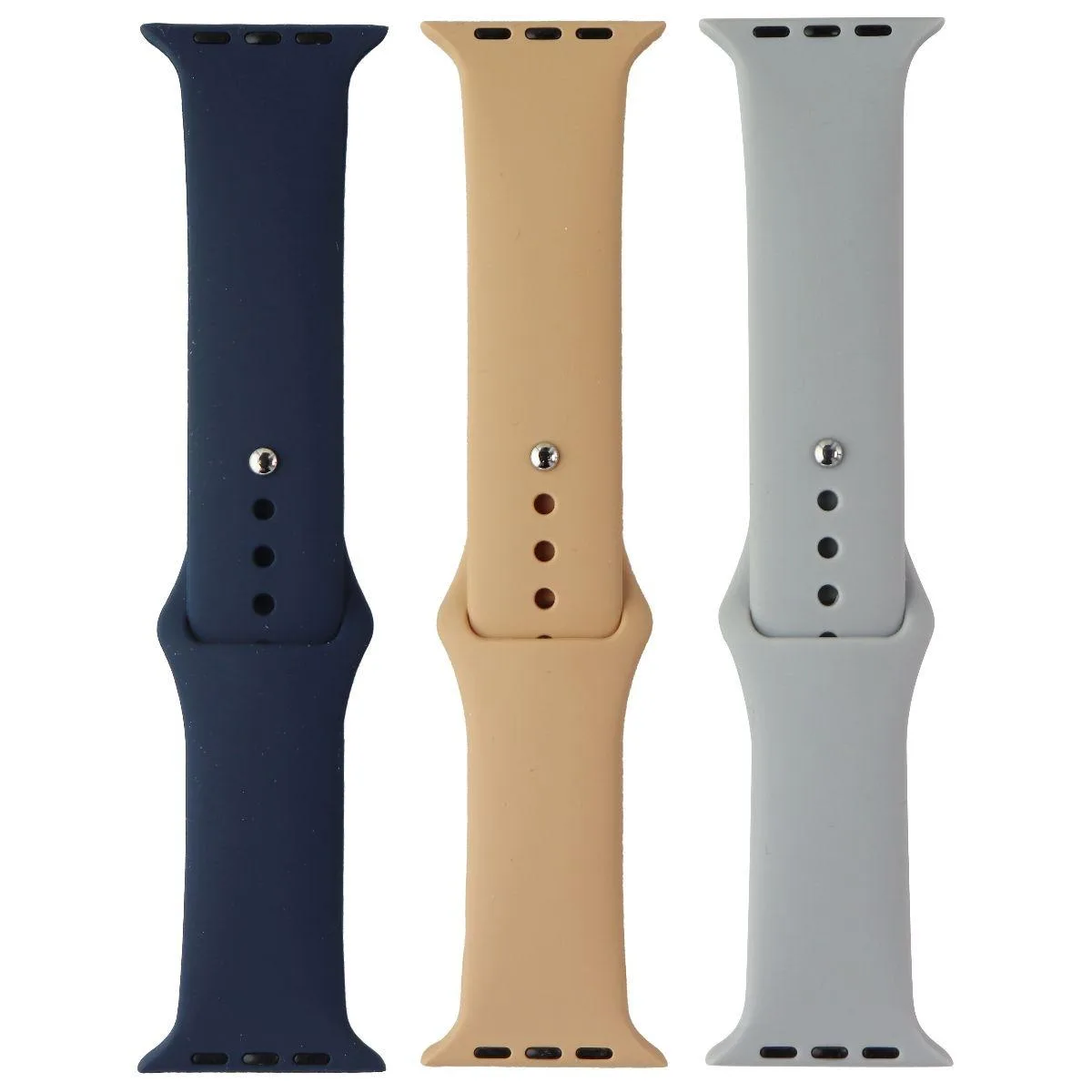 PureGear PureGear Watch Band Set Apple Watch 42/44/45mm Blue/Tan/Gray — product photo
