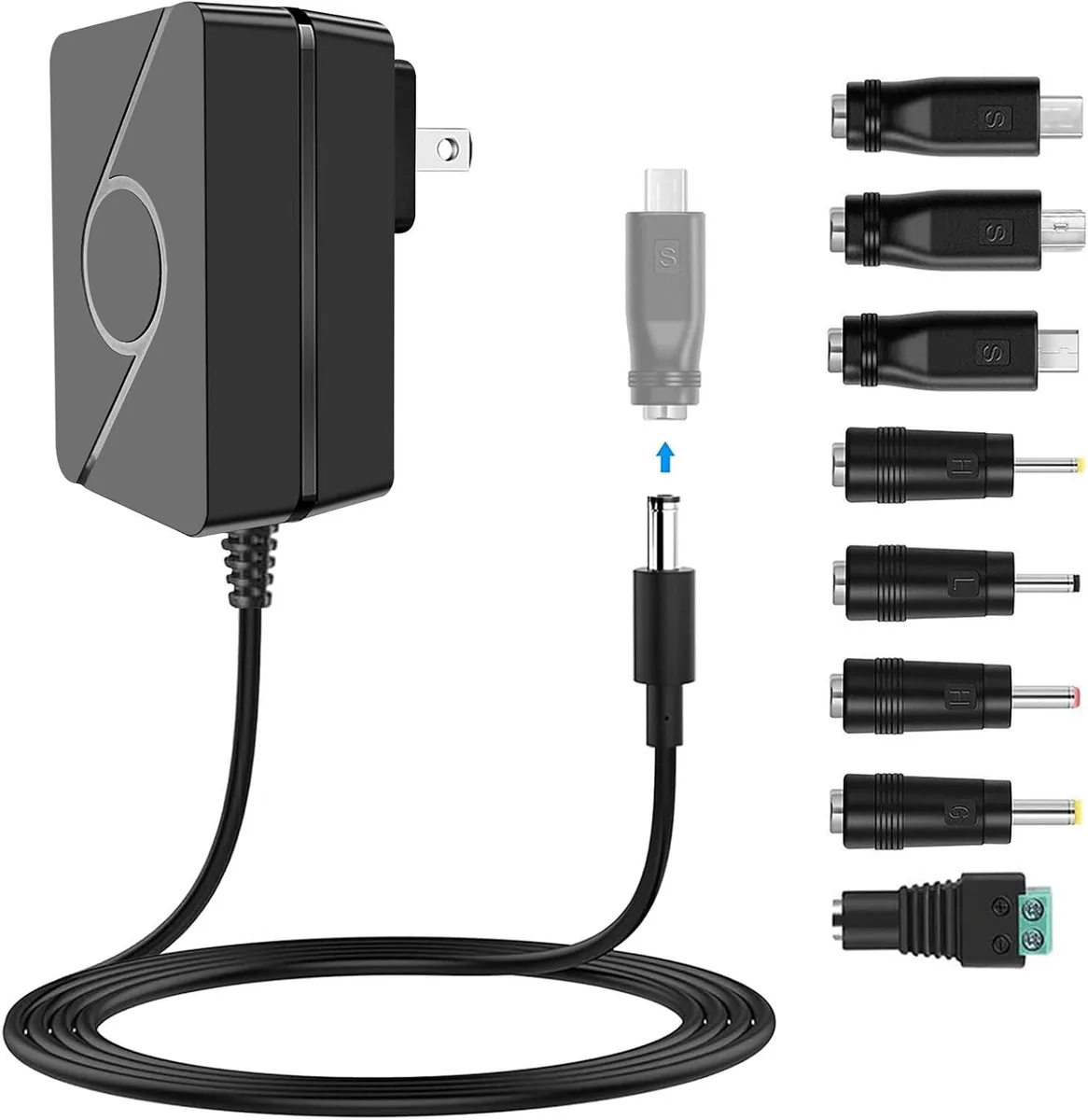 BASEUS BASEUS 5V 3A AC Adapter 15W 8 Tips 100-240V — product photo