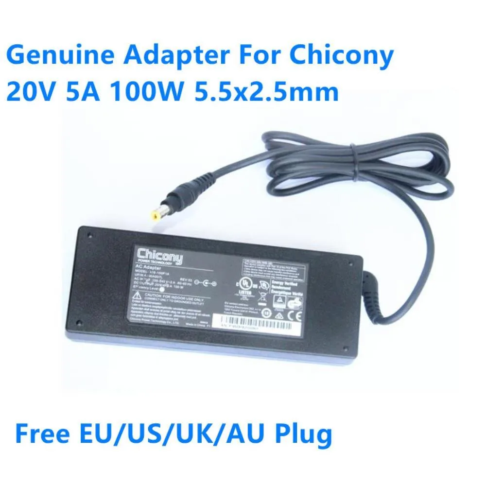 Graviton Graviton 20V 5A 100W AC Adapter A16-100P1A 5.5x2.5mm — product photo