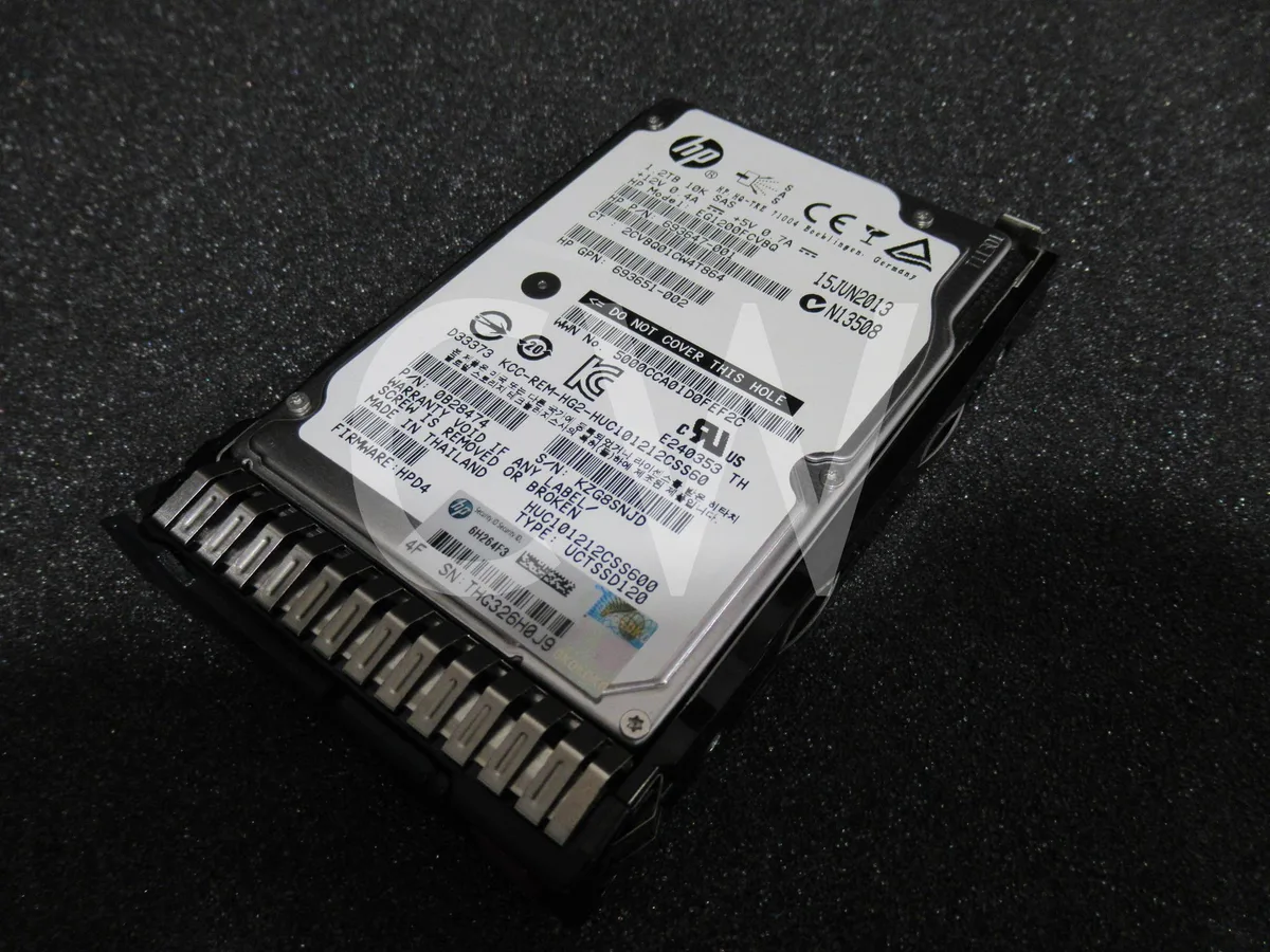 HP HP EG1200FCVBQ 1.2TB 10000RPM 2.5" SAS internal hard drive — product photo
