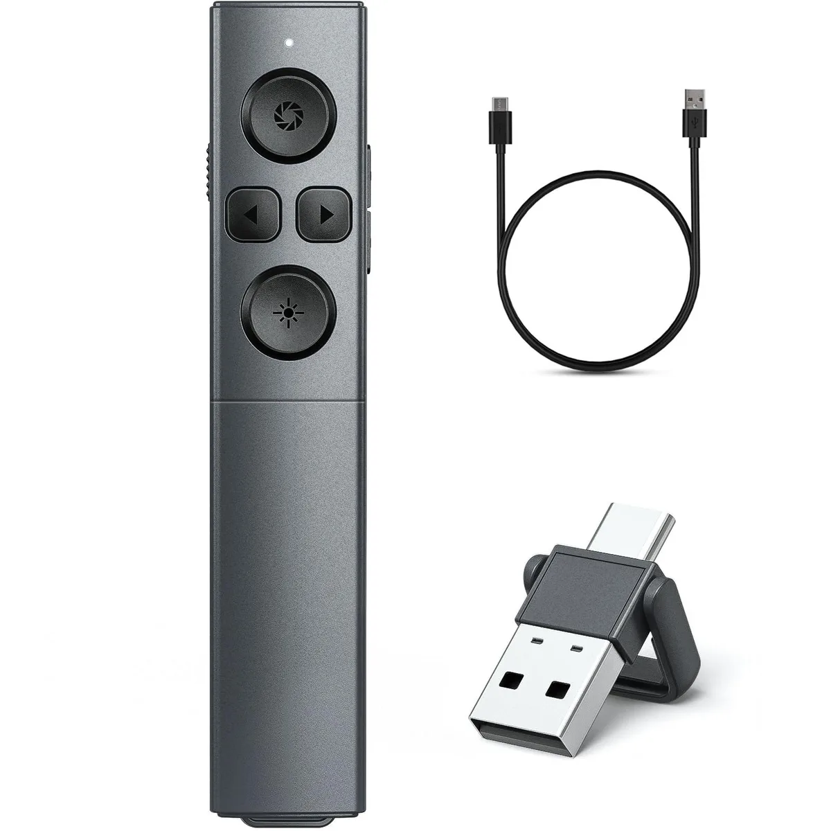  NinjaABXY BP91 2-in-1 USB-C Presentation Remote Red Light — product photo