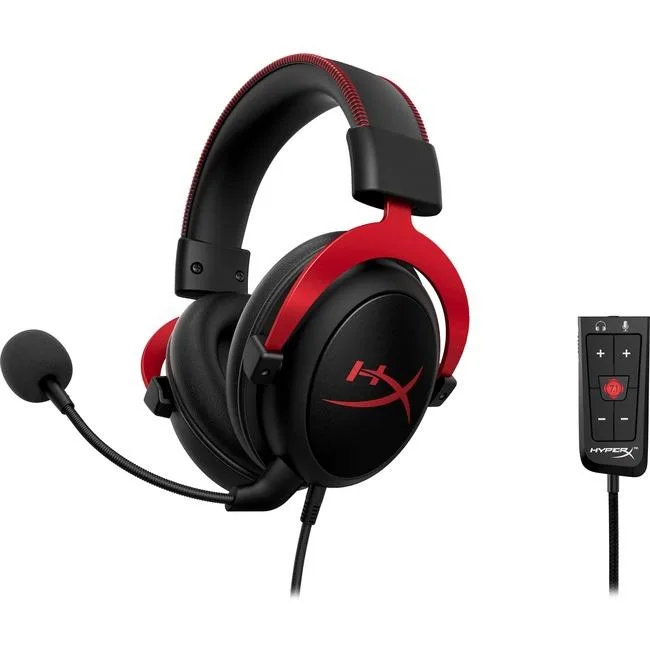 HP HP 4P5M0AA HyperX Cloud II gaming headset 7.1 surround 53 mm drivers red — fotografija izdelka