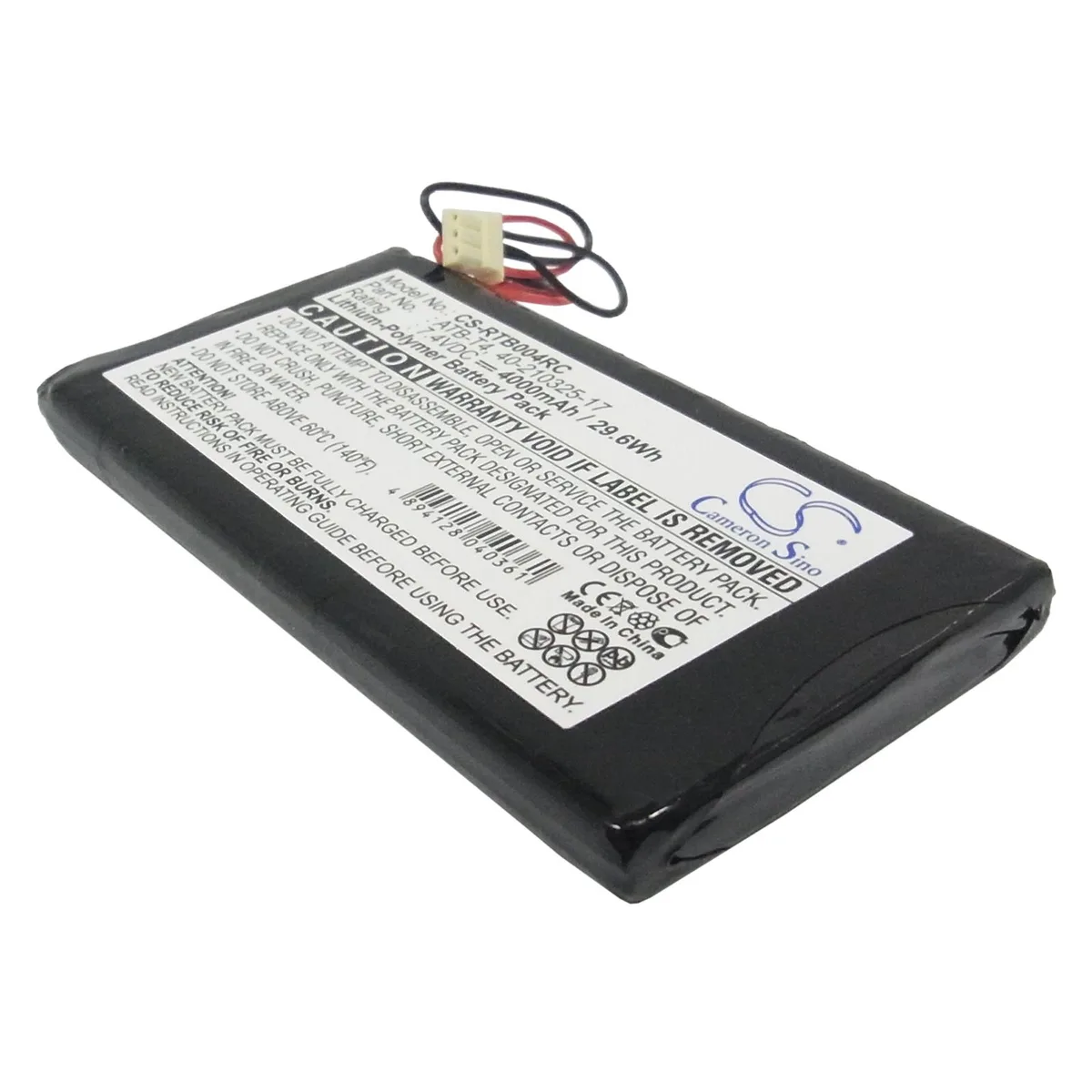 Cameron &amp; Co Cameron &amp; Co DS-CS-RTB004RC 7.4V 4000mAh Li-Polymer Battery Black — product photo