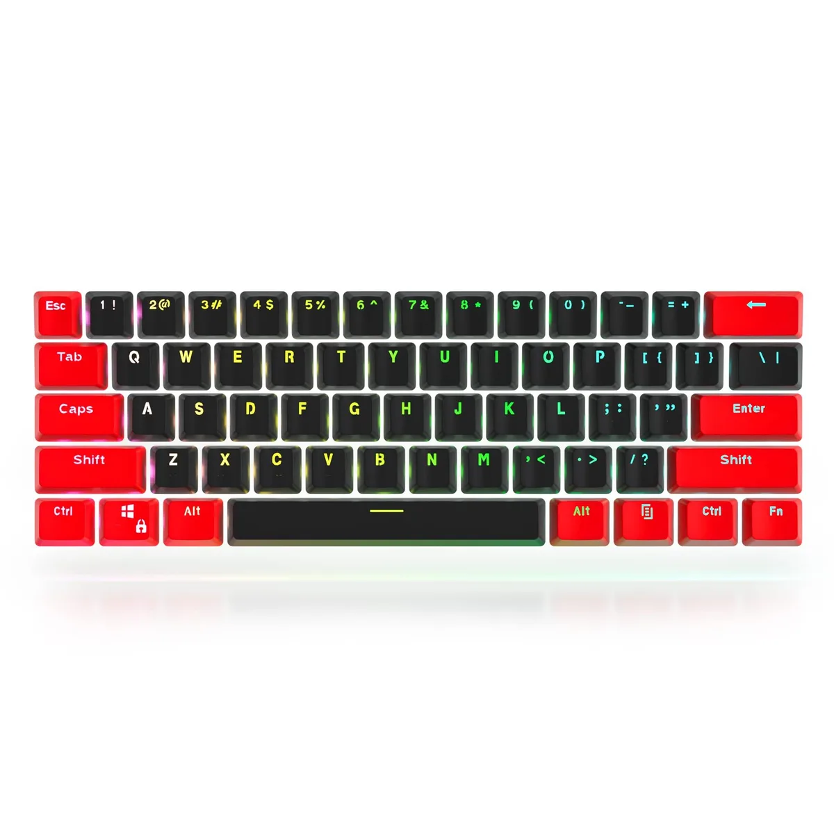  Keychron PBT Keycap Set 61 Keys 6.25u Spacebar Purple — product photo