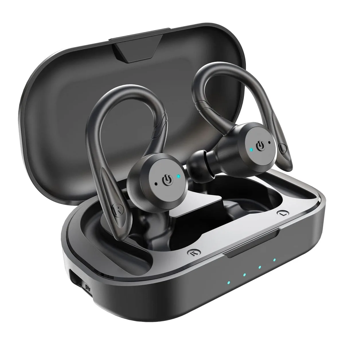 APEKX BE1032bk In-Ear Headphones Black 77g 6h 22h 1.5h 15m IPX7 — product photo