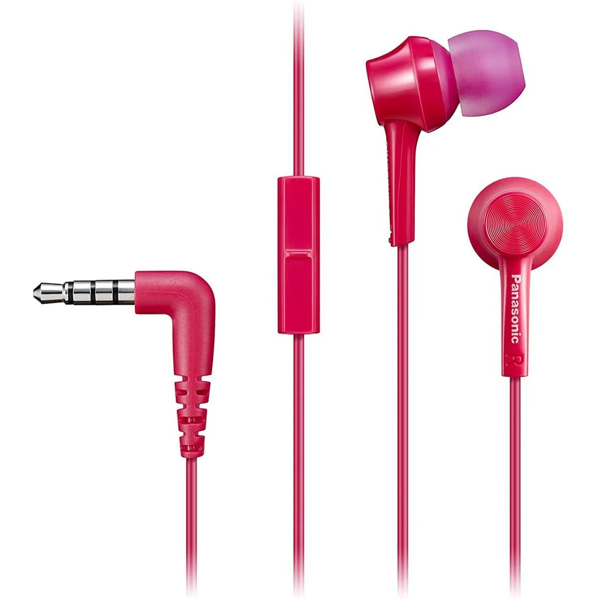 Panasonic Panasonic RP-TCM115 in-ear headphones, pink — product photo