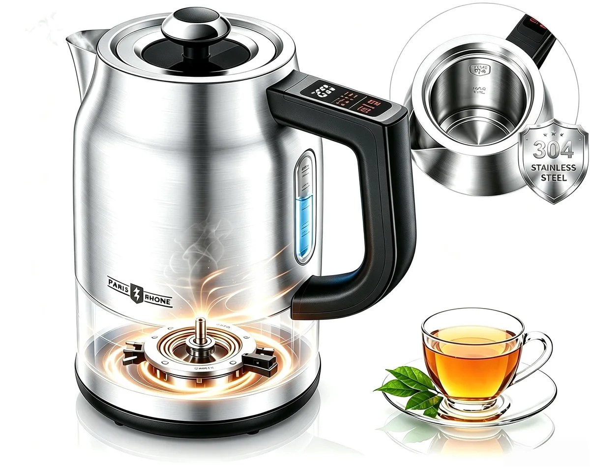  PARIS RHÔNE EK024 1.7L 1500W Electric Kettle 13 Presets — product photo