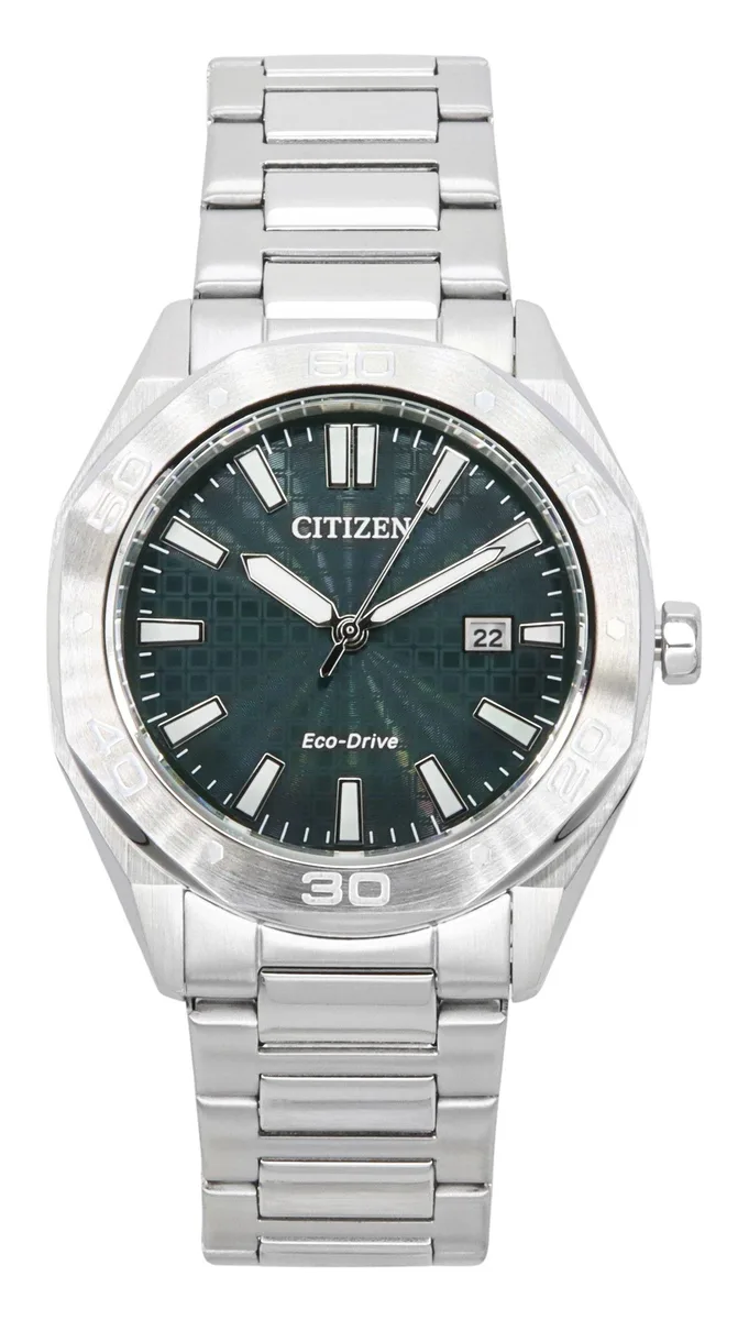 Citizen Citizen BM7630-80X Eco-Drive Green Dial Stainless Steel 100M Watch — product photo