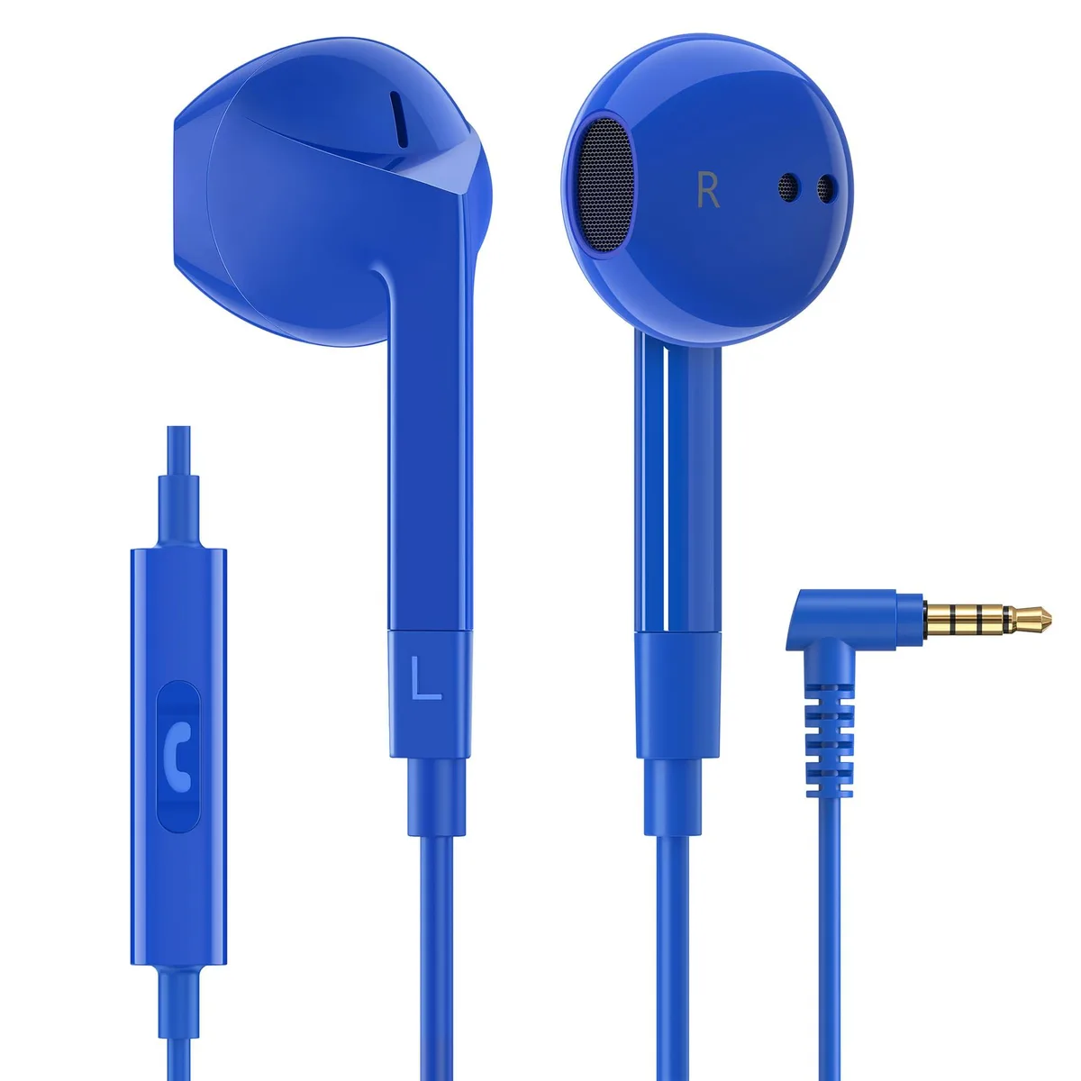 No Sew No Sew LUDOS FEROX In-Ear Wired Earphones Blue 3.5mm — product photo