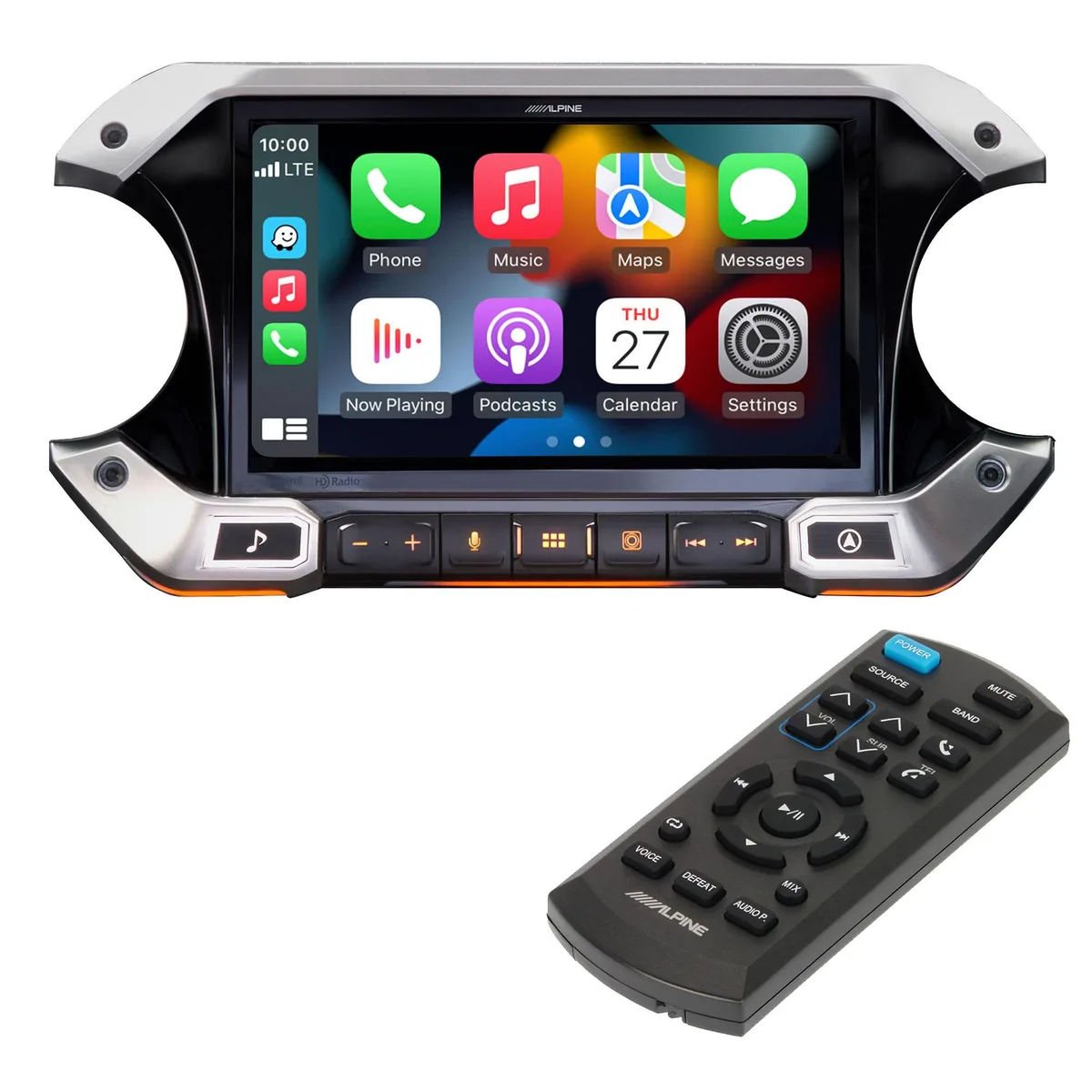 Alpine Alpine i509-WRA-JL 9-Inch Multimedia Receiver &amp; RUE-4360 Remote Bundle — product photo