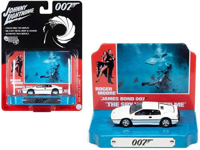 JOHNNY LIGHTNING JOHNNY LIGHTNING 1976 Lotus Esprit S1 White "The Spy Who Loved Me" 1/64 Diecast Vehicle — product photo