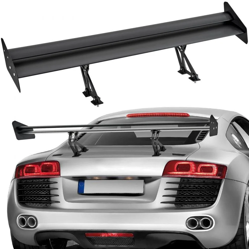 VEVOR VEVOR JG-109 GT Wing Car Spoiler 53.1 inch Double Deck Aluminum 6063 Matte Black — product photo