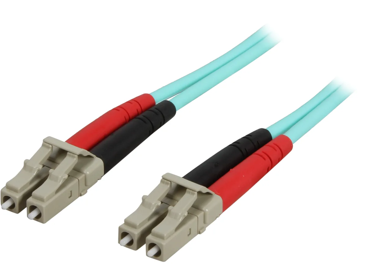STARTECH STARTECH A50FBLCLC3 9.8 ft OM3 50/125 LC duplex LSZH fibre optic cable — product photo