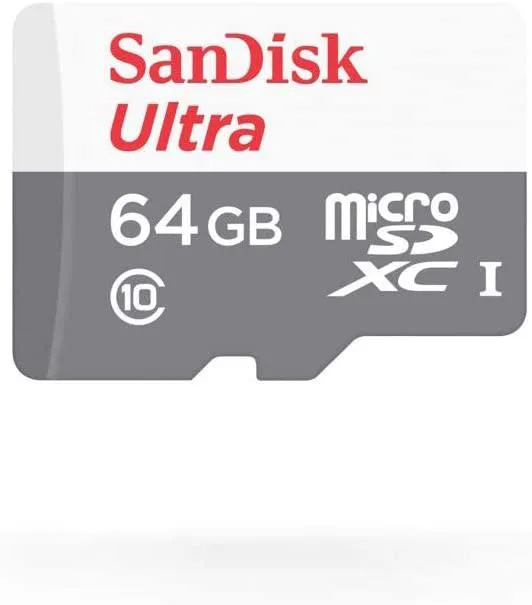 SanDisk SanDisk MicroSD 64GB SDSQUNR-064G-GN3MA memory card — product photo