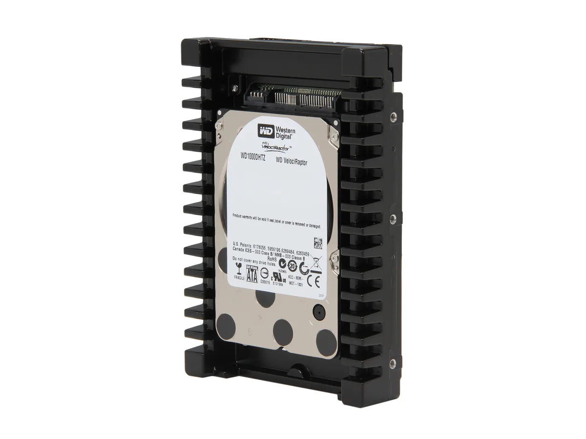 Western Digital Western Digital WD VelociRaptor WD1000DHTZ 1TB 10000 RPM 64MB SATA 6.0Gb/s 3.5" internal hard drive — product photo