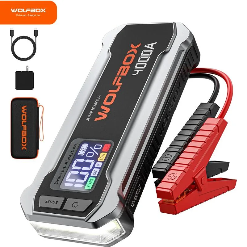 WOLFBOX WOLFBOX 4000A Jump Starter 24000mAh 65W USB-C — product photo