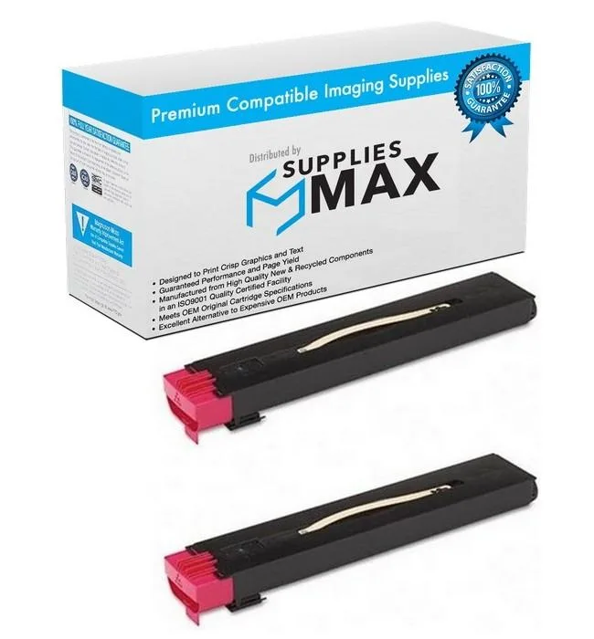SuppliesMax SuppliesMax Magenta Toner Cartridge 2 Pack 34000 Pages 006R01527_2PK — product photo