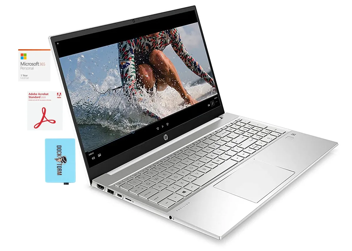 HP HP Pavilion 15t-eg QQ2-01024 laptop i7-1165G7 64GB DDR4 8TB NVMe 15.6" HD — product photo
