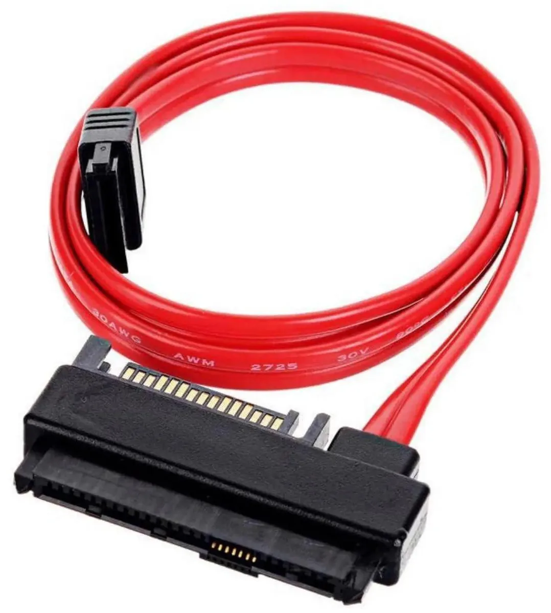 Vszerda Vszerda SAS 29Pin SFF-8482 Male to 7Pin SATA Male Hard Drive Adapter 15Pin Power 50cm — product photo