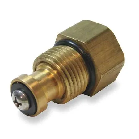 Acorn 2755-000-001 stop assembly brass body with stem and O-rings