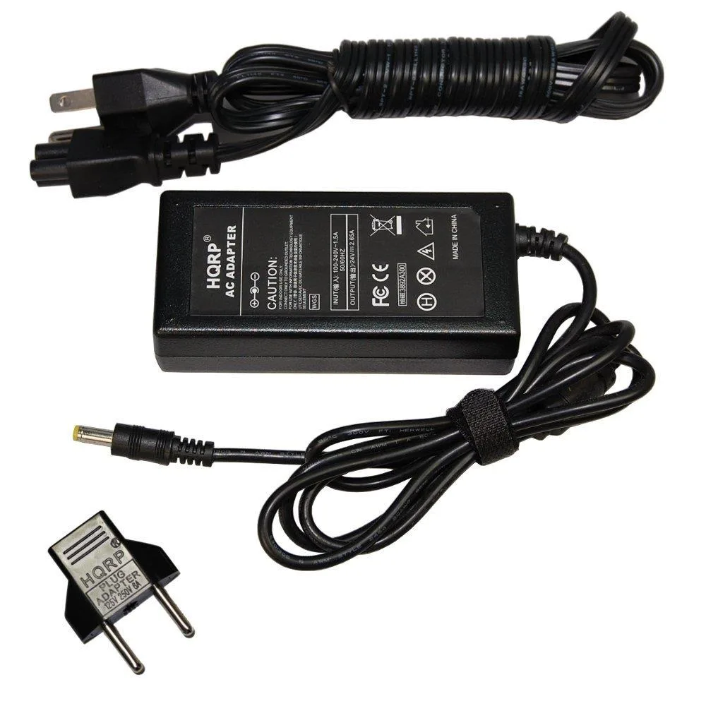 HQRP HQRP AC Power Adapter for HP ScanJet 0957-2292 with Euro Plug Adapter — product photo