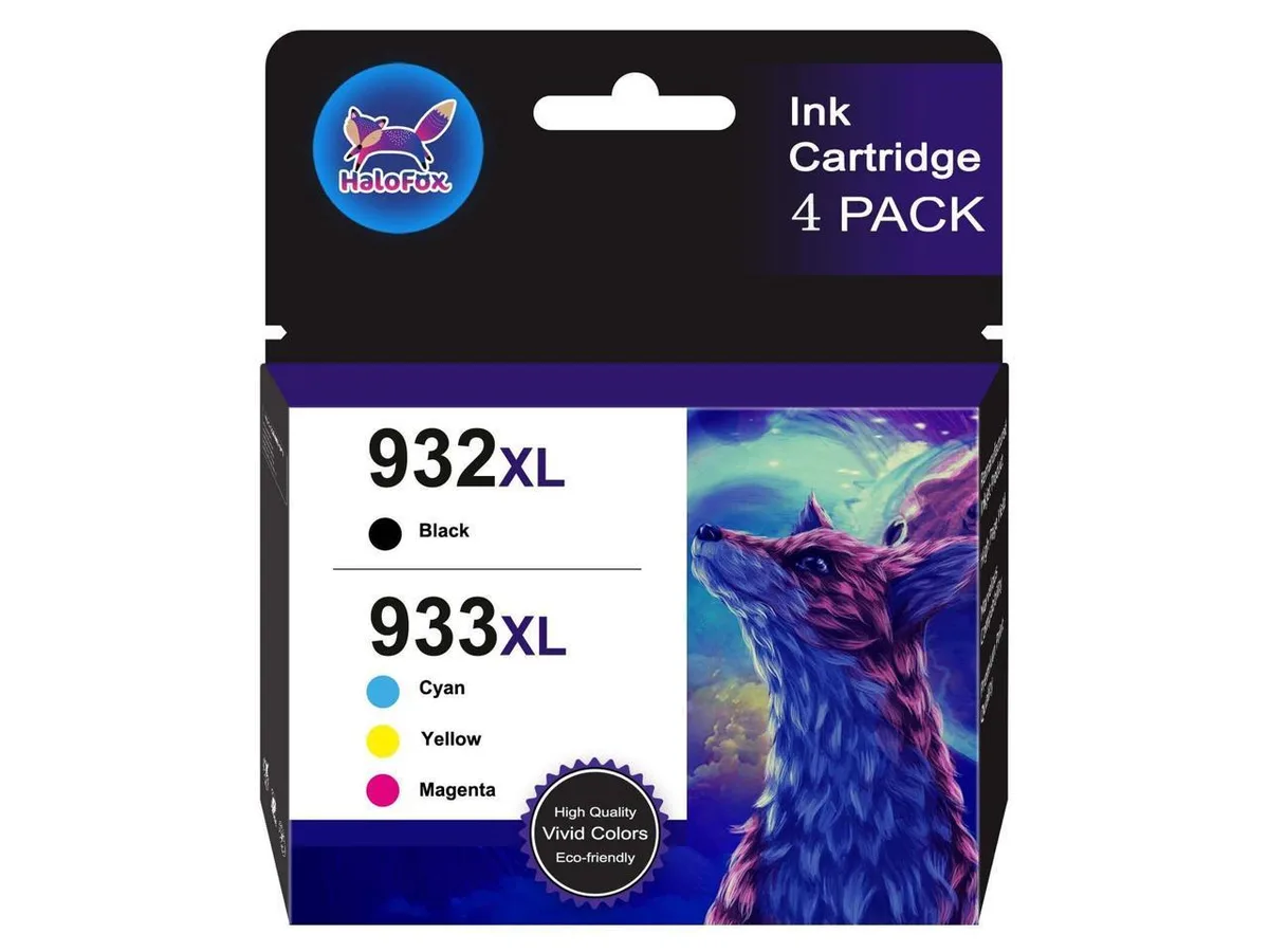 V4ink V4ink 4-Pack 932XL/933XL Ink Cartridges (4 Black, 1 Cyan, 1 Magenta, 1 Yellow) — product photo