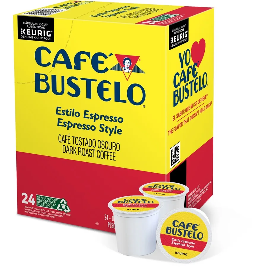 Green Mountain Coffee Green Mountain Coffee 8996 Café Bustelo Espresso Style K-Cup Pods 24 Count — product photo