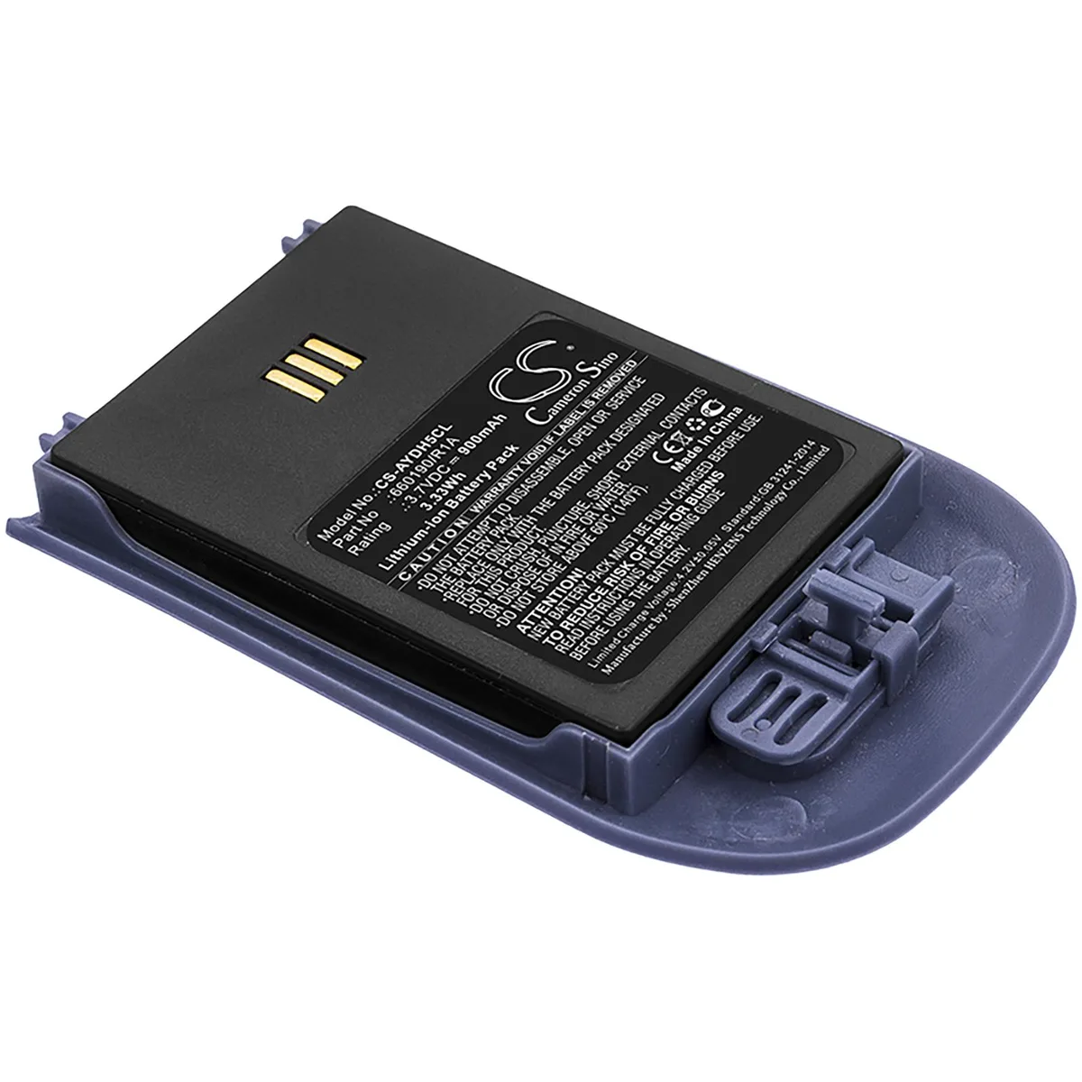Cameron &amp; Co Cameron &amp; Co DS-CS-AYDH5CL Li-ion Battery 3.7V 900mAh Blue — product photo