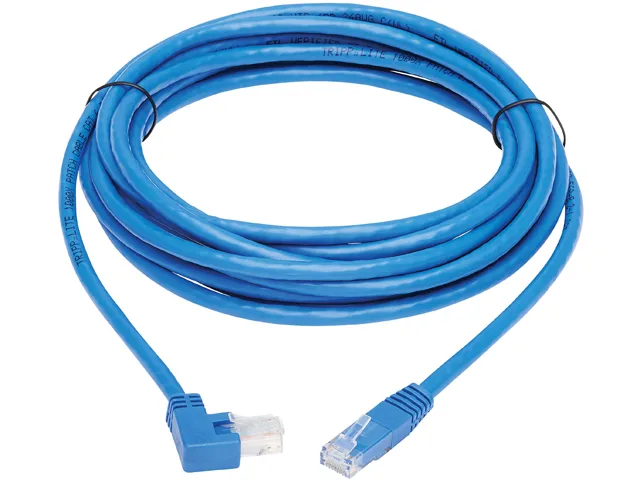 Tripp Lite Tripp Lite N204-020-BL-RA 20 ft Cat6 Right-Angle network ethernet cable — product photo
