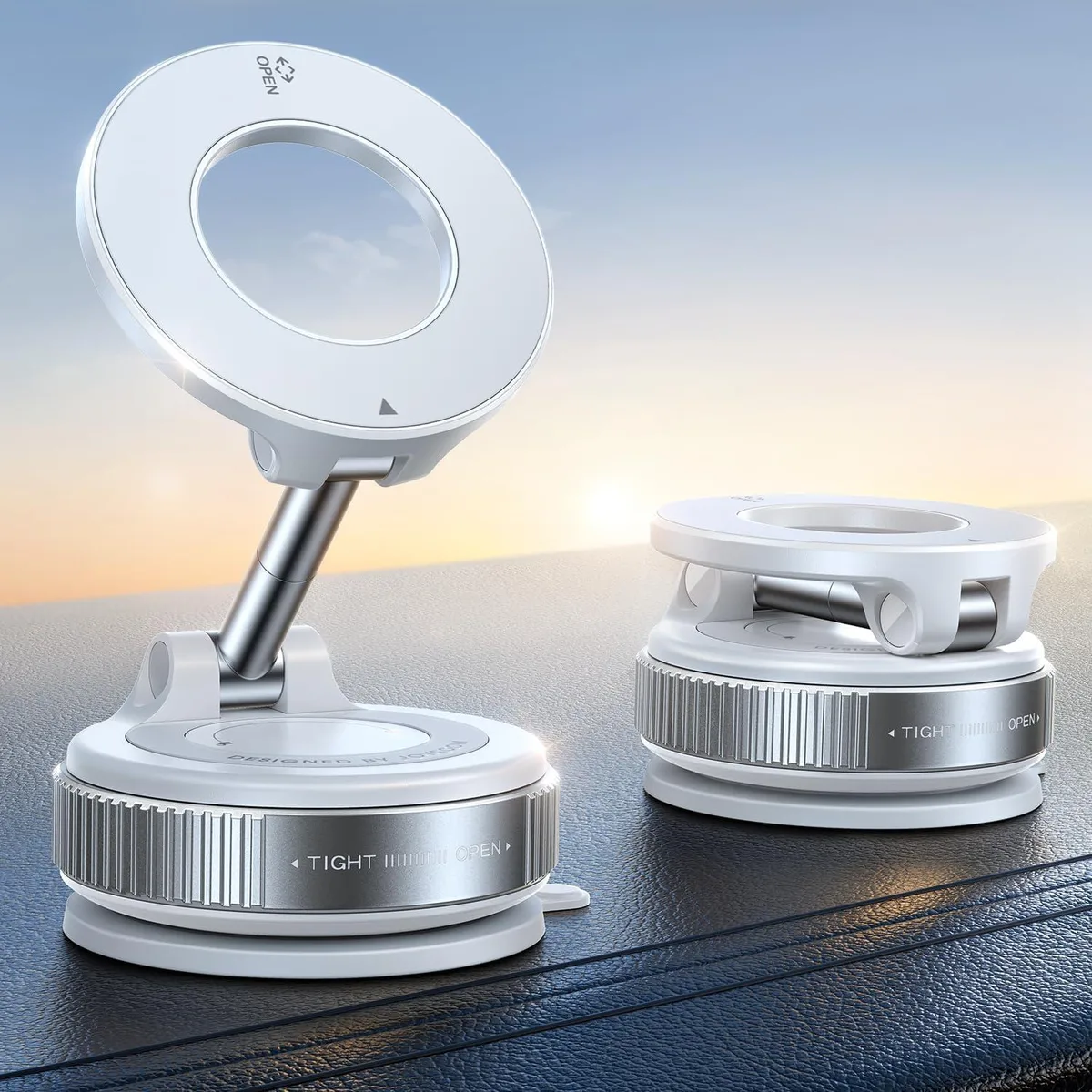 Keyence Keyence Vacuum Magnetic Car Phone Mount 360° Adjustable Foldable — product photo