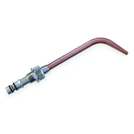 Copper welding tip, 7.5 inches long, size 3 drill 67, acetylene compatible