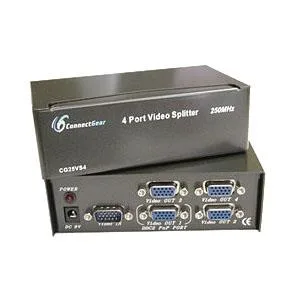 Araneus USA, Inc Araneus USA, Inc CG25VS4 4-Port VGA Video Splitter 250MHz 1920x1440 165ft — product photo