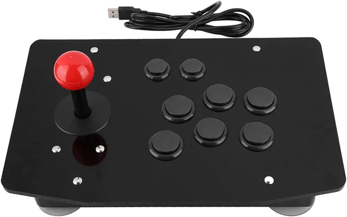 NaSR NaSR Rocker Arcade Controller 8 Button Black 29.6x19.7x11.5cm — product photo