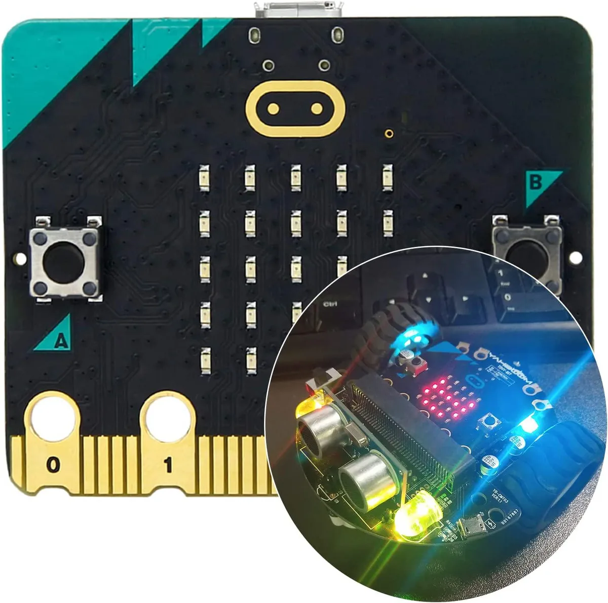 yahboom yahboom BBC Micro:Bit V2 Development Board Starter Kit with Tinybit Robot — product photo