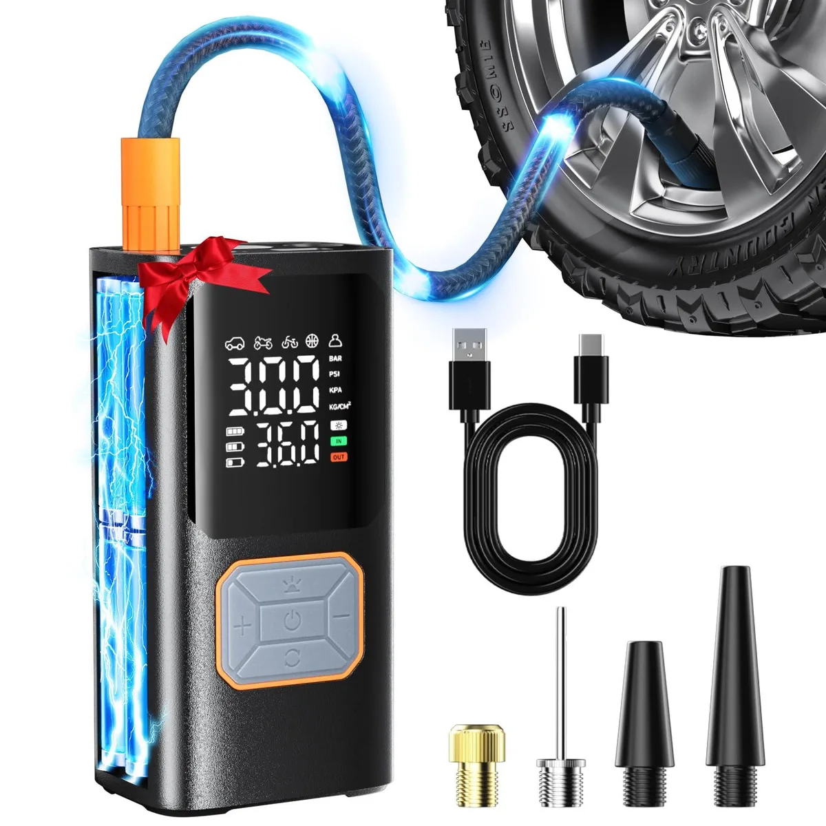  XtremepowerUS NP-268 2 HP 7 gal 150 PSI 230 V oil-less air compressor — product photo