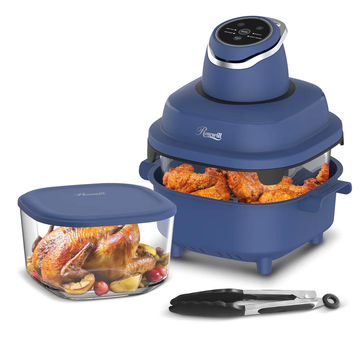 Rosewill Rosewill RHAF-25001NB 4.7QT Glass Air Fryer Navy Blue — product photo