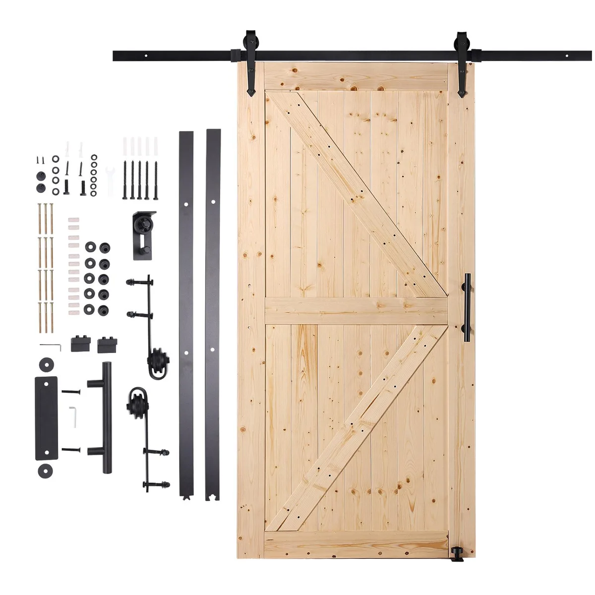 VEVOR VEVOR 42 x 84 in Spruce Barn Door Kit 42AK — product photo