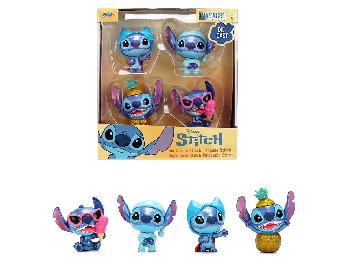 Jada Jada Disney's Stitch Wave #3 Metalfigs Set of 4 Diecast Figures 2.5 inches — product photo