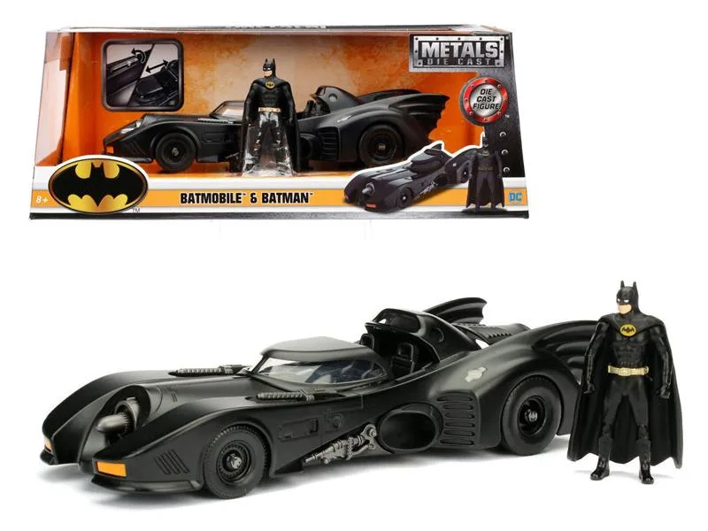 Jada Jada 1989 Batmobile 1/24 Diecast Vehicle with Batman Figure — product photo