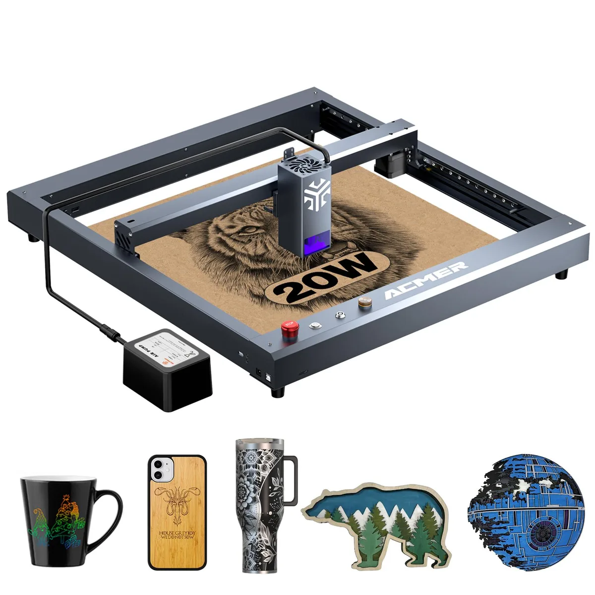 ACMER ACMER P2-20W laser engraver — product photo