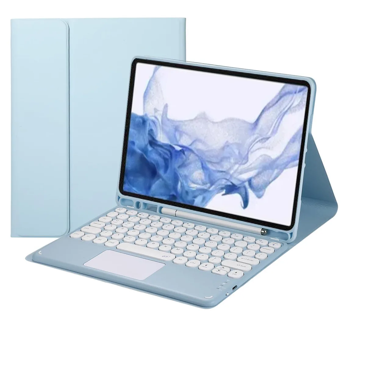 Timoom Timoom Bluetooth Keyboard Case 11" Blue Touchpad RGB 78 Keys — product photo